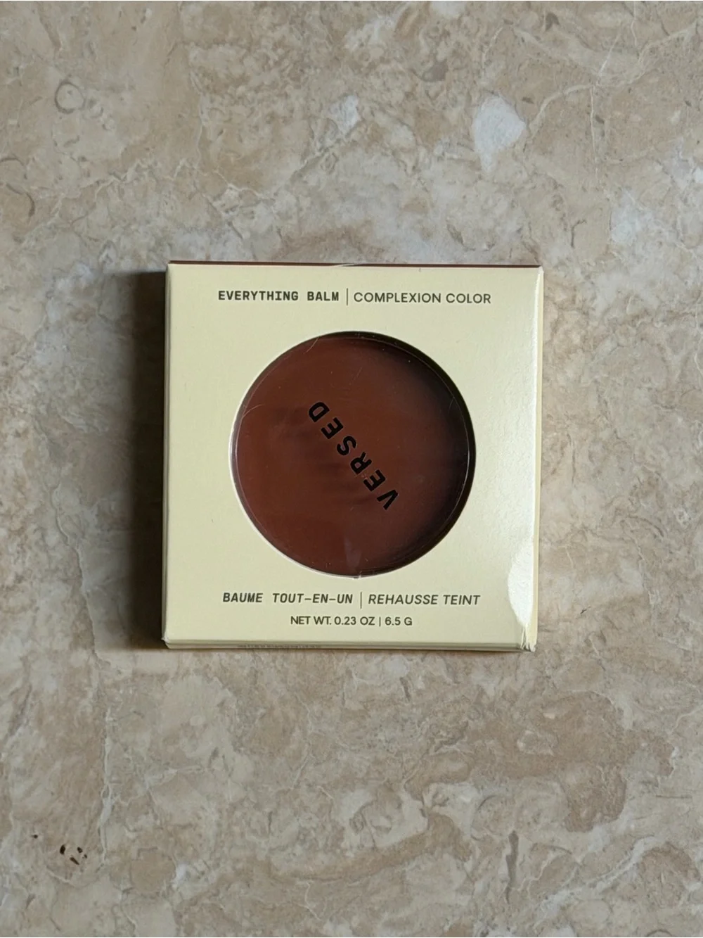Versed Everything Balm Complexion Color Aura Deep Brick Brand New in Box 6.5g